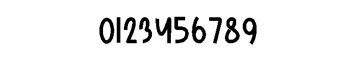Move Only Display Font OTHER CHARS
