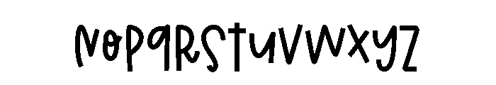 Move Only Display Font LOWERCASE