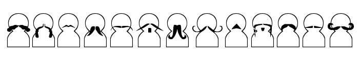 Movember Font LOWERCASE