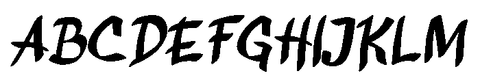 Movery Font UPPERCASE