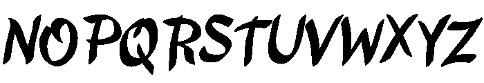 Movery Font UPPERCASE
