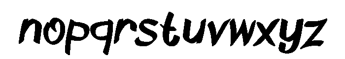 Movery Font LOWERCASE