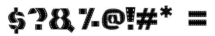 Movie Filmstrip Font OTHER CHARS
