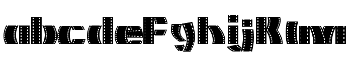 Movie Filmstrip Font LOWERCASE