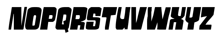 Movie Monster Semi-Italic Font LOWERCASE