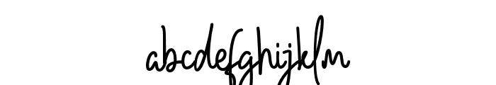 MowgliScript-Regular Font LOWERCASE