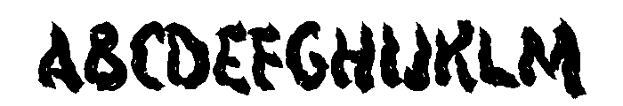 Mozfire Font UPPERCASE
