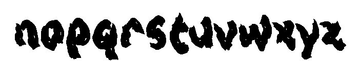 Mozfire Font LOWERCASE