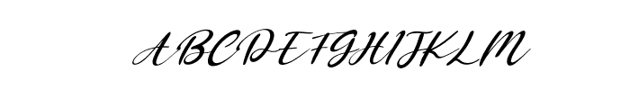 Mozzana Italic Font UPPERCASE