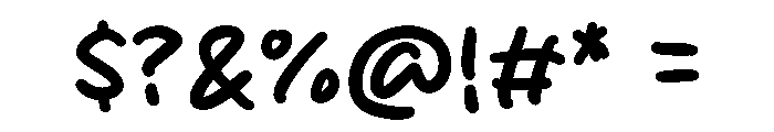 Mozzarella Cheese Font OTHER CHARS