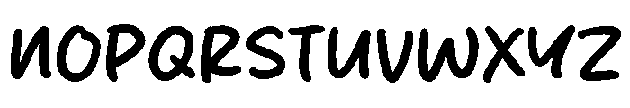 Mozzarella Cheese Font UPPERCASE