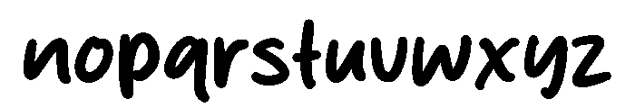Mozzarella Cheese Font LOWERCASE