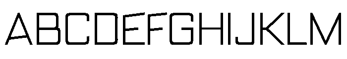 modern_squared2 Font UPPERCASE