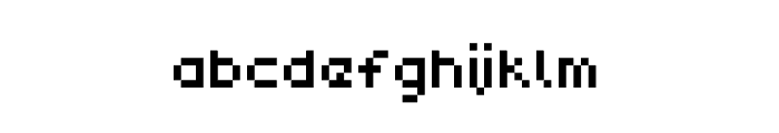 monobit Font LOWERCASE
