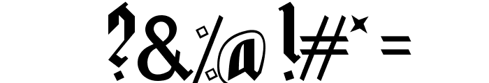 motorhead Font OTHER CHARS