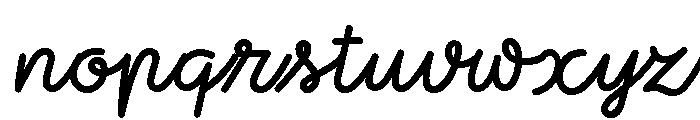 Momo Signature Regular Font LOWERCASE