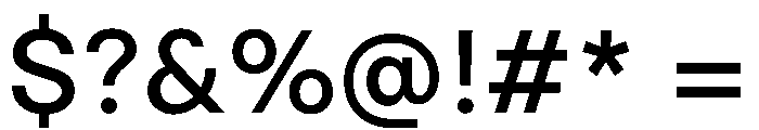 Momo Trust Sans 500 Font OTHER CHARS