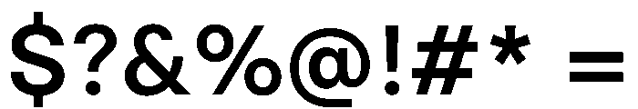 Momo Trust Sans 600 Font OTHER CHARS
