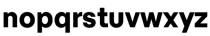 Momo Trust Sans 800 Font LOWERCASE