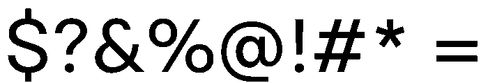 Momo Trust Sans Regular Font OTHER CHARS