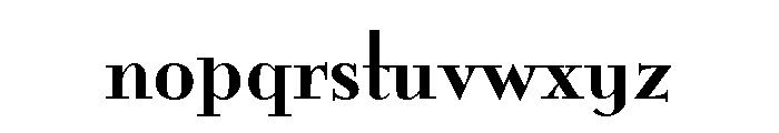 Mona Lisa Solid ITC TT Font LOWERCASE