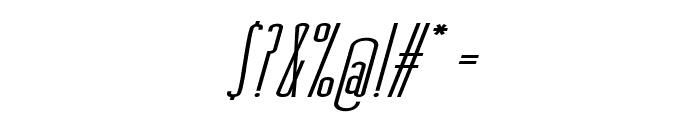 ModeraItalic Font OTHER CHARS