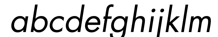 Modern  Oblique Font LOWERCASE