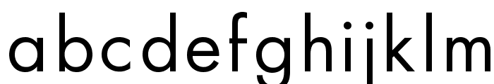 Modern Font LOWERCASE