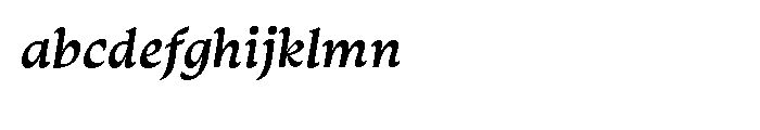 Monarcha SemiBold Italic Font LOWERCASE