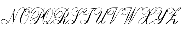 Monetto-CondensedItalic Font UPPERCASE