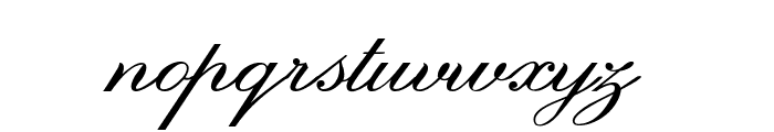 Monetto-Italic Font LOWERCASE