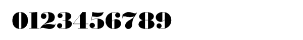 Monotype Bodoni Ultra Bold Sample