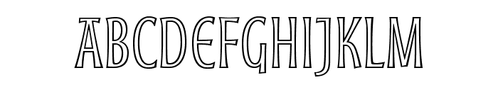 Moonglow-LightCond Font LOWERCASE