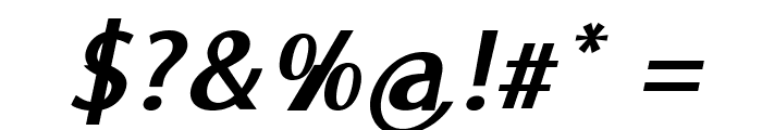 Moorehead-BoldItalic Font OTHER CHARS