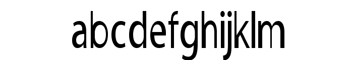 Moorehead-CondensedRegular Font LOWERCASE