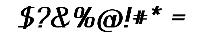 Morsel-BoldItalic Font OTHER CHARS