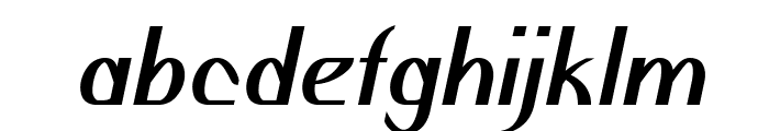 Morsel-BoldItalic Font LOWERCASE