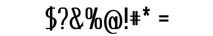 Morsel-CondensedBold Font OTHER CHARS
