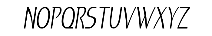 Morsel-CondensedItalic Font UPPERCASE