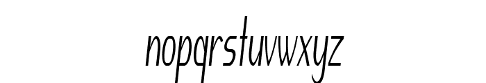 Morsel-ExtracondensedItalic Font LOWERCASE