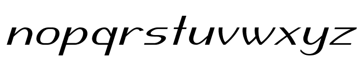 Morsel-ExtraexpandedItalic Font LOWERCASE