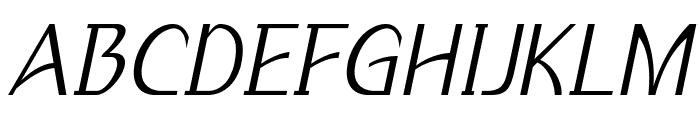 Morsel-Italic Font UPPERCASE