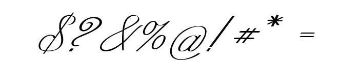 Mortimer-Italic Font OTHER CHARS