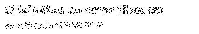 Mortised Ornaments Two Font UPPERCASE