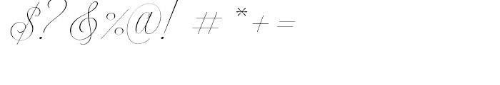 Model Small Standard Three Font OTHER CHARS