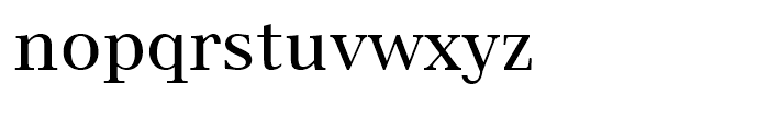 Modern 880 Roman Font LOWERCASE