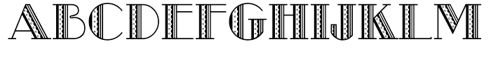 Modernistic Regular Font LOWERCASE