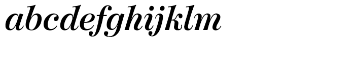 Moderno FB Bold Italic Font LOWERCASE