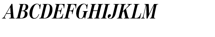 Moderno FB Condensed Bold Italic Font UPPERCASE