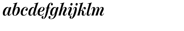 Moderno FB Condensed Bold Italic Font LOWERCASE